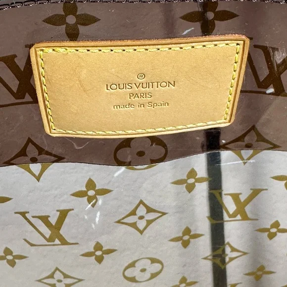 Louis Vuitton Cabas Ambre GM Brown Monogram Bag with Pouch - Picture 15 of 16